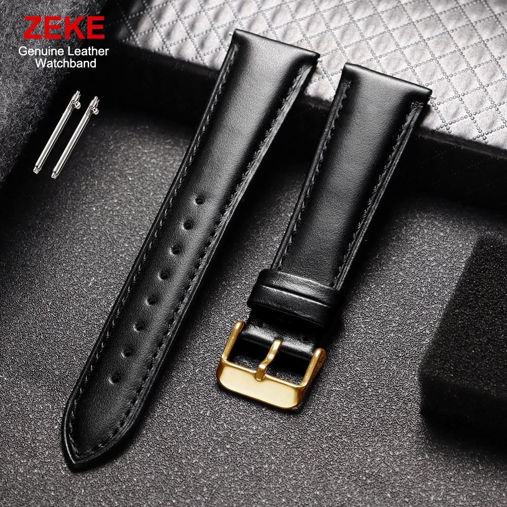 Suede Strap Watch - Echtes Leder-Armbanduhrarmband, 12 mm, 14 mm,