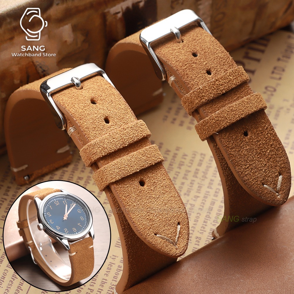 Suede Strap Watch - 14/16/18/19/20/21/22mm Schnellverschluss-Wildlederarmband Kalbsleder-Uhrenarmband Universelles Armband für