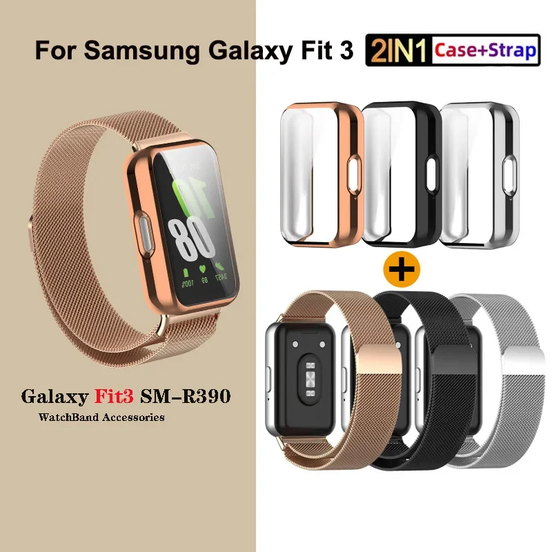 Milanese Loop Magnetic - Milanese Magnetarmband + TPU-Hülle für Samsung