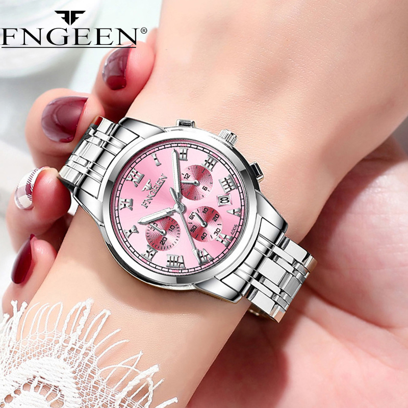Fngeen Luxus Quarzuhr Frauen e – Stainless Bracelet Diver Bewertung und Preis