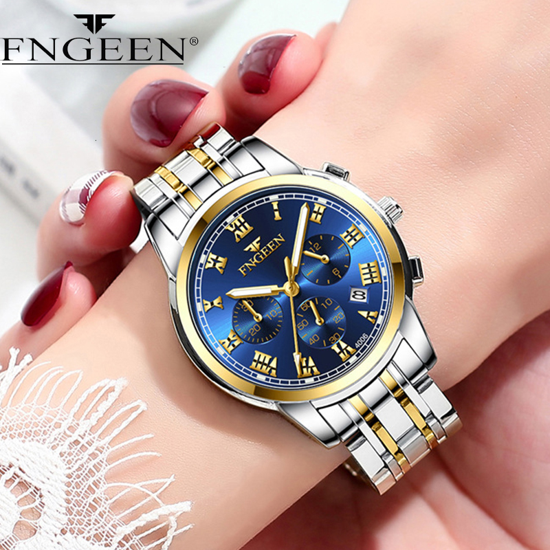 Fngeen Luxus Quarzuhr Frauen e – Stainless Bracelet Diver Bewertung und Preis