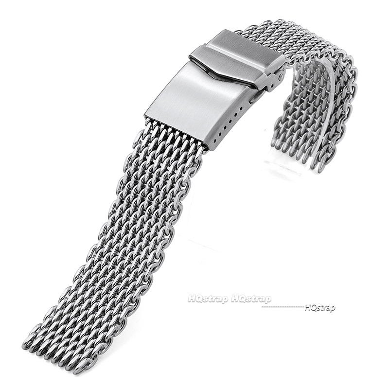 Massives Edelstahl Shark Mesh  – Suede Strap Watch Bewertung und Preis