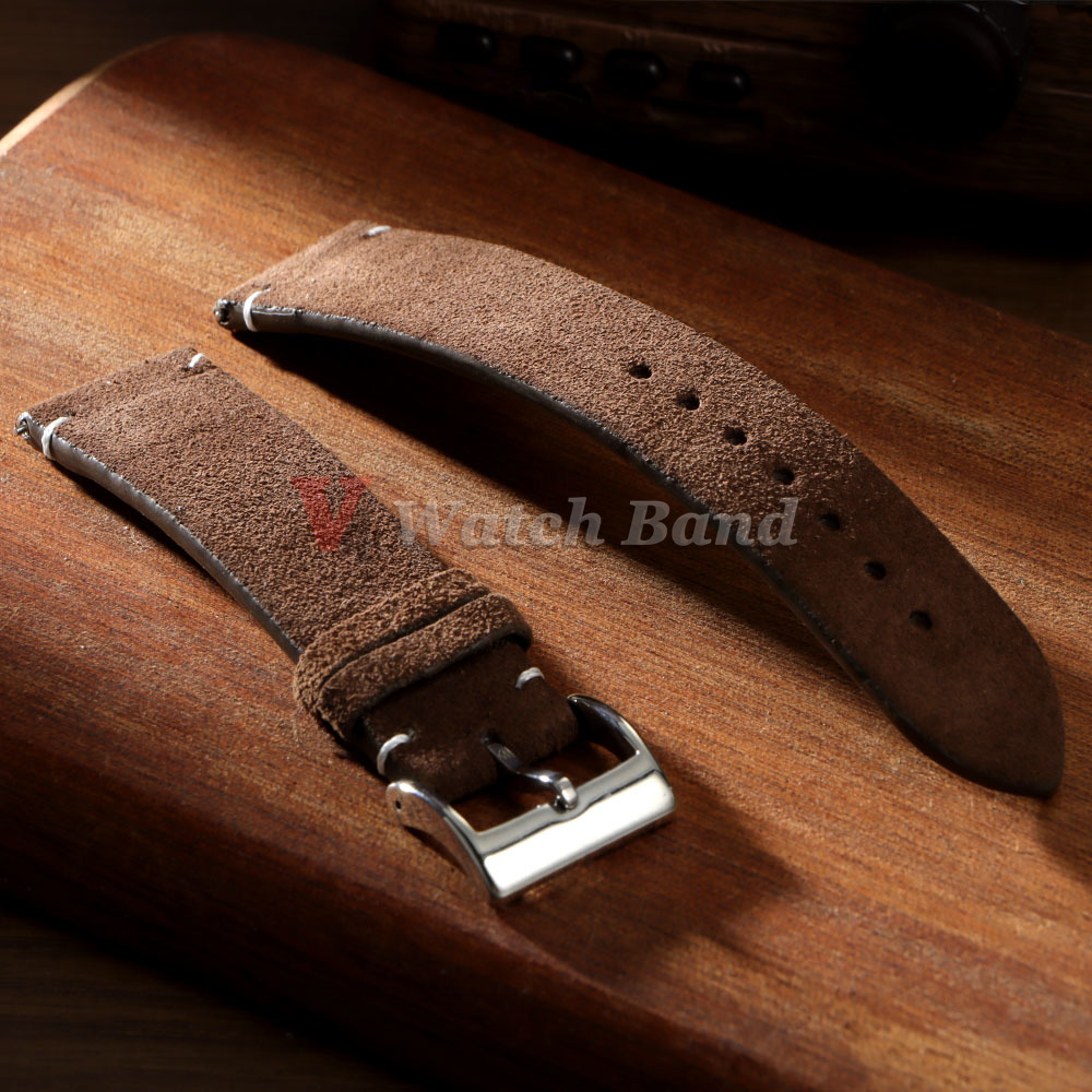 20mm 22mm Hochwertiges Wildled – Suede Strap Watch Bewertung und Preis