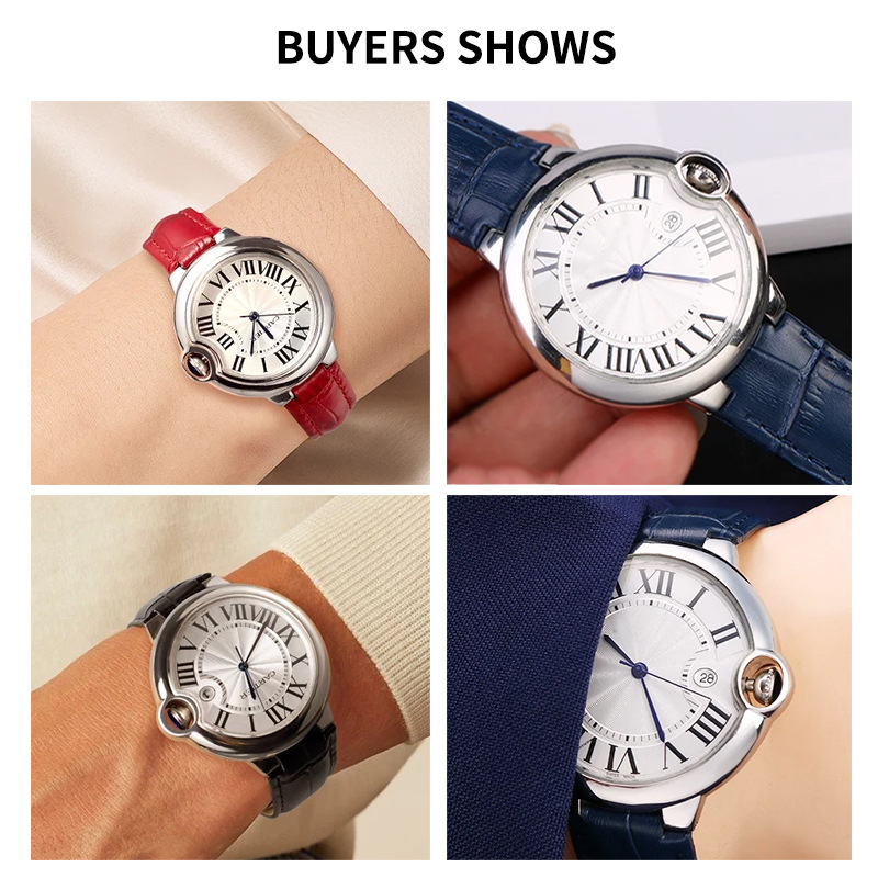 14-20mm Echtleder-Armband für  – Cartier Watch Ballon Bleu Bewertung und Preis
